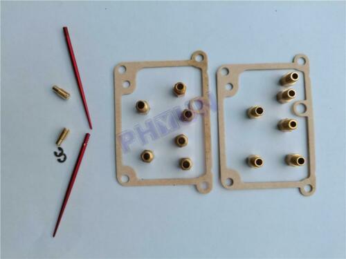 2x For Yamaha Banshee Carburetor Main Jets w/ Needle Gaskets Repair kit - Fresh Stock Dated October 2025