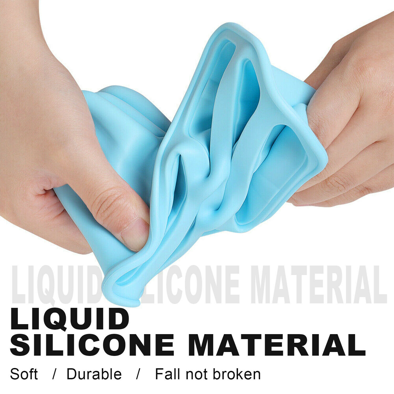 New Silicon 10Cell Ice Cream Mold DIY Frozen Popsicle Kitchen Ice Tray Cover Lid - Fresh Stock Dated October 2025
