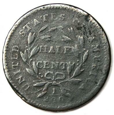 1794 Liberty Cap Flowing Hair Half Cent 1/2C Coin C-3A R5 Variety - Fine Detail - Fresh Stock Dated October 2025