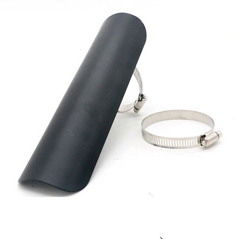 Black Motorcycle Exhaust Muffler Pipe Heat Shield Cover Heel Fit For Harley - Fresh Stock Dated October 2025