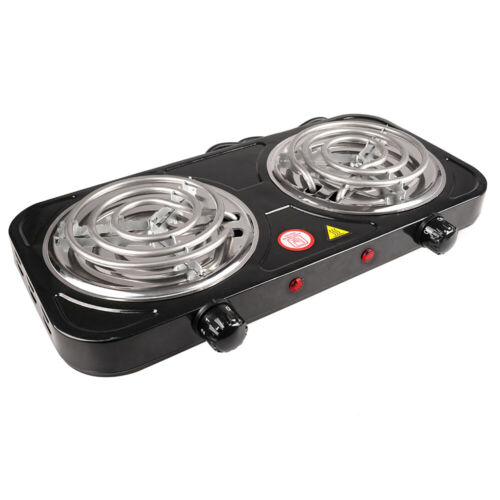 Electric Stove Single/Dual Burner Portable Travel Compact Small Hot Plate Dorm - Fresh Stock Dated October 2025