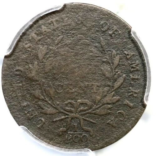 1797 Liberty Cap Half Cent C-1 R-2 PCGS VG Details -  1 Above 1 Variety - Fresh Stock Dated October 2025