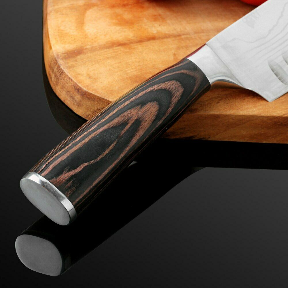 4Piece Kitchen Knife Set Damascus Style Stainless Steel Professional Chef Knives - Fresh Stock Dated October 2025