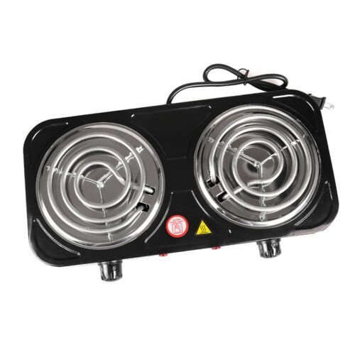 Electric Stove Single/Dual Burner Portable Travel Compact Small Hot Plate Dorm - Fresh Stock Dated October 2025