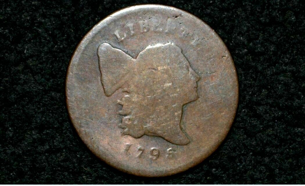 1795 HALF CENT**Punctuated Date**with Pole***C-4**R3** Beautiful Light Brown - Fresh Stock Dated October 2025