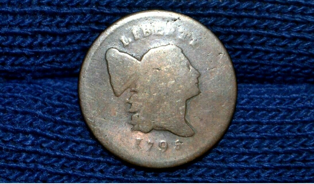 1795 HALF CENT**Punctuated Date**with Pole***C-4**R3** Beautiful Light Brown - Fresh Stock Dated October 2025