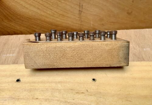 Vintage Set of Jewel Chucks - Collets, Thumb Screw Adjustable Watchmakers Tool! - Fresh Stock Dated October 2025