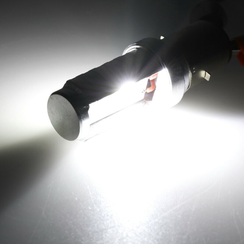 6000K BA20D H6 LED Bulb Hi/Low Light Motorcycle Moped ATV Headlight 12V White - Fresh Stock Dated October 2025