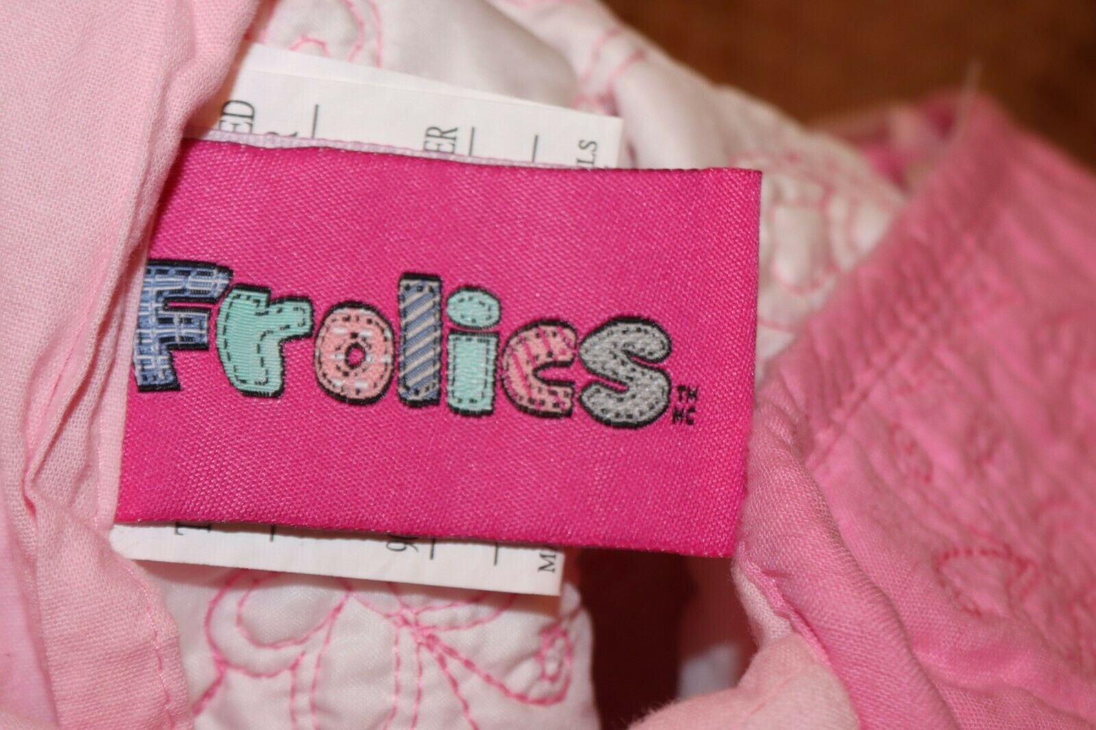 Frolics Pink Standard Sized pillow sham butterfly design 2 sided hot & pale Pink - Fresh Stock Dated October 2025