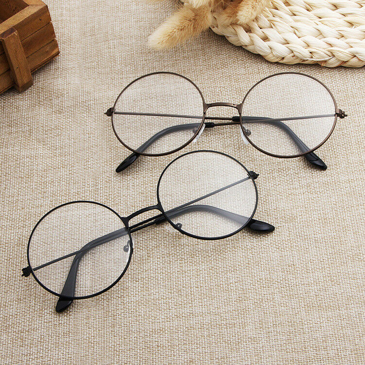 Hary Poter Pidge Cosplay Glasses Round Metal Frame Clear Len Eyewear - Fresh Stock Dated October 2025