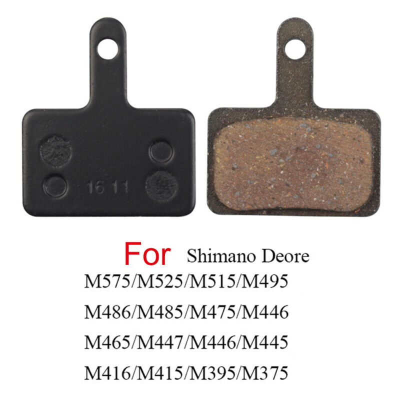 5 Pairs Bicycle Resin Disc Pads Brake 4mm For Shimano M446 M375 Tektro Auriga - Fresh Stock Dated October 2025