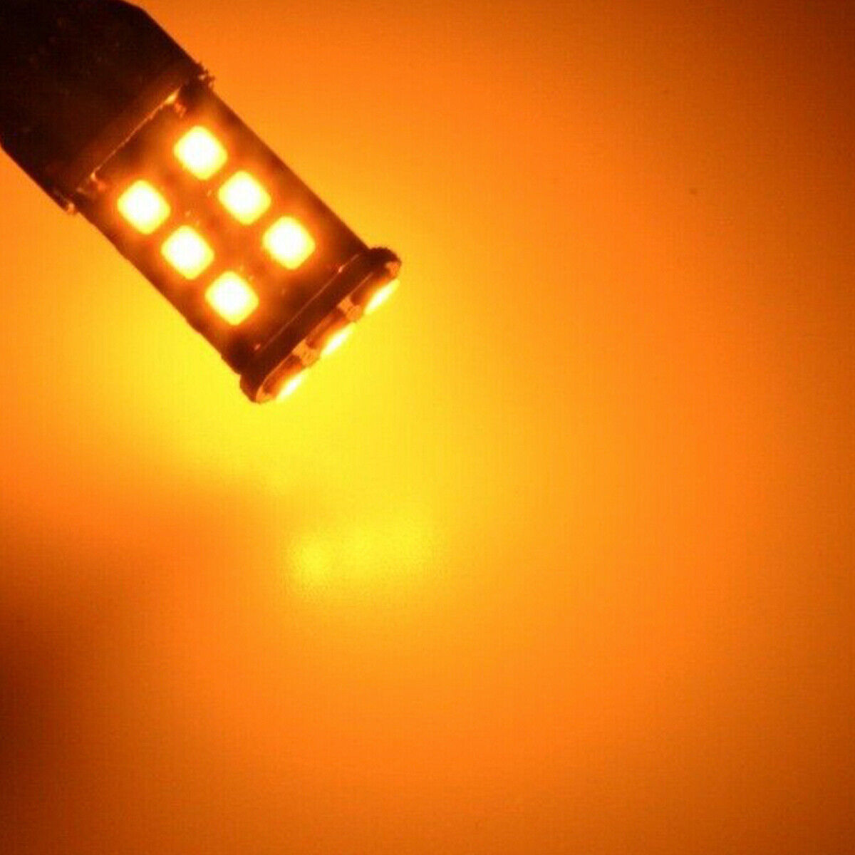 For Honda CBR1100XX 1997-2003 -2X Yellow LED Rear Turn Signal Light 1073 1156 US - Fresh Stock Dated October 2025