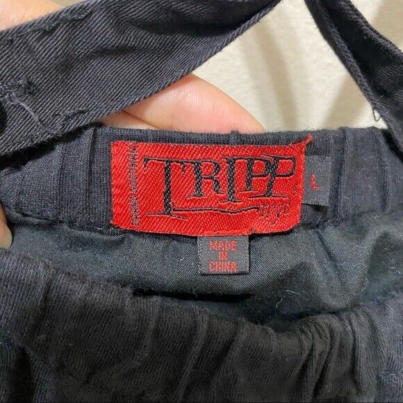 TRIPP NYC Tutu red plaid skirt with detachable bondage straps Extremely RARE HTF - Fresh Stock Dated October 2025