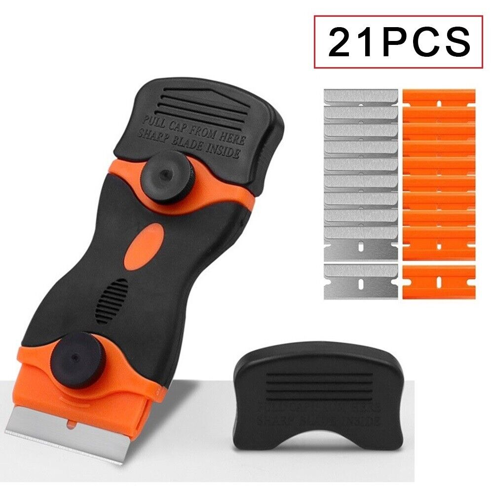 Tint Vinyl Scraper Ergonomic handle Paint Glass Razor Blade High Quality - Fresh Stock Dated October 2025