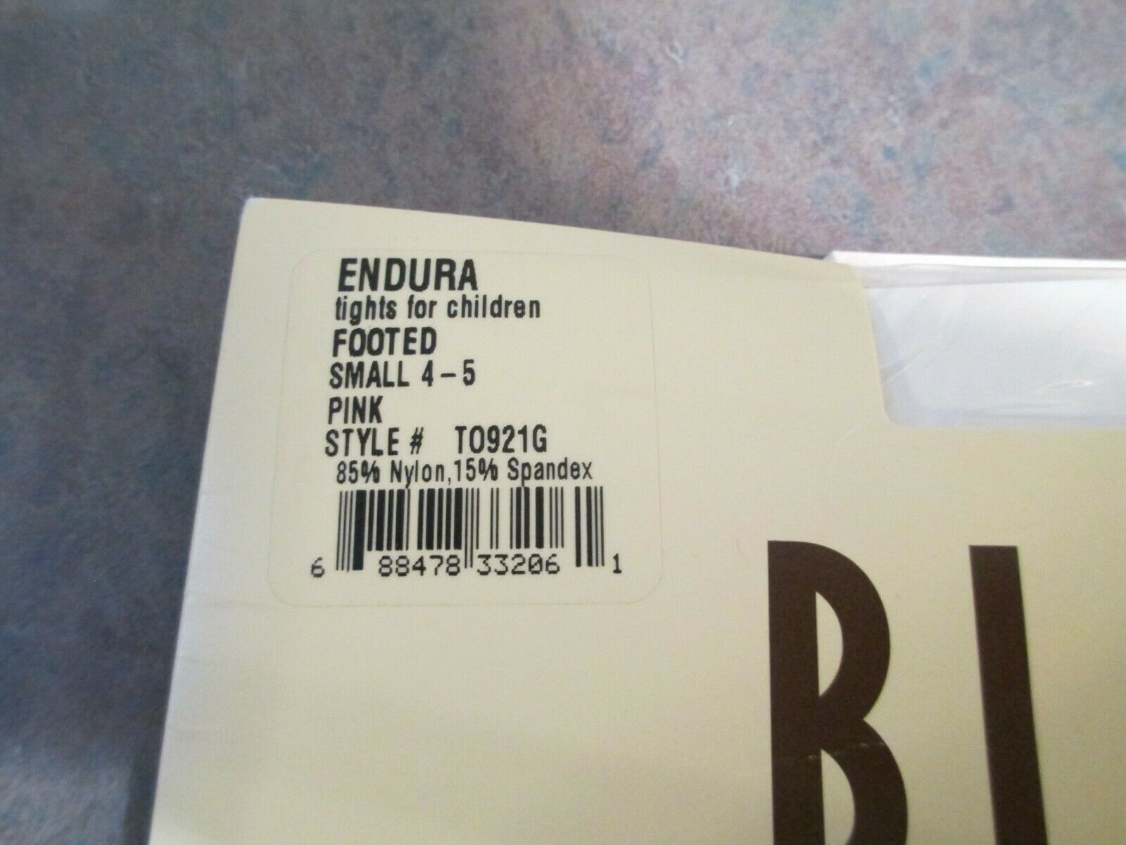 Girl's Bloch brand Endura pink tights Size small (4-5)-NEW-FREE SHIPPING - Fresh Stock Dated October 2025