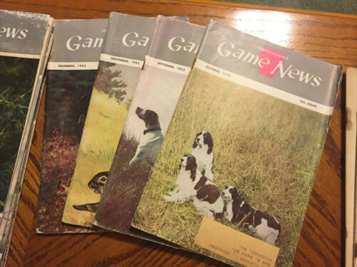 Huge lot of 38+ 1950s Pennsylvania Game News Issues Dr. Earle Poole Bird Covers - Fresh Stock Dated October 2025