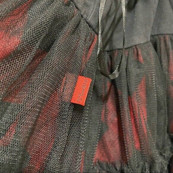 TRIPP NYC Tutu red plaid skirt with detachable bondage straps Extremely RARE HTF - Fresh Stock Dated October 2025