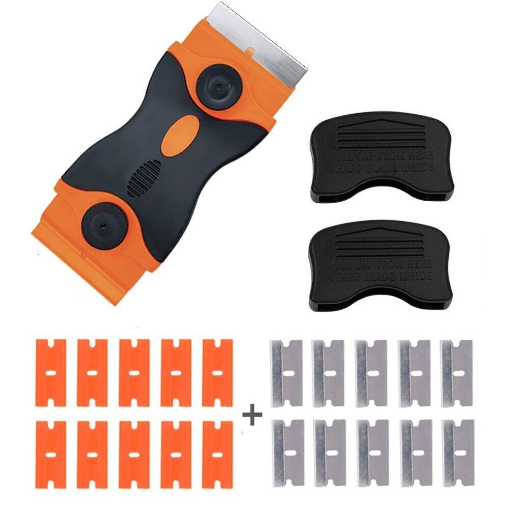 Tint Vinyl Scraper Ergonomic handle Paint Glass Razor Blade High Quality - Fresh Stock Dated October 2025
