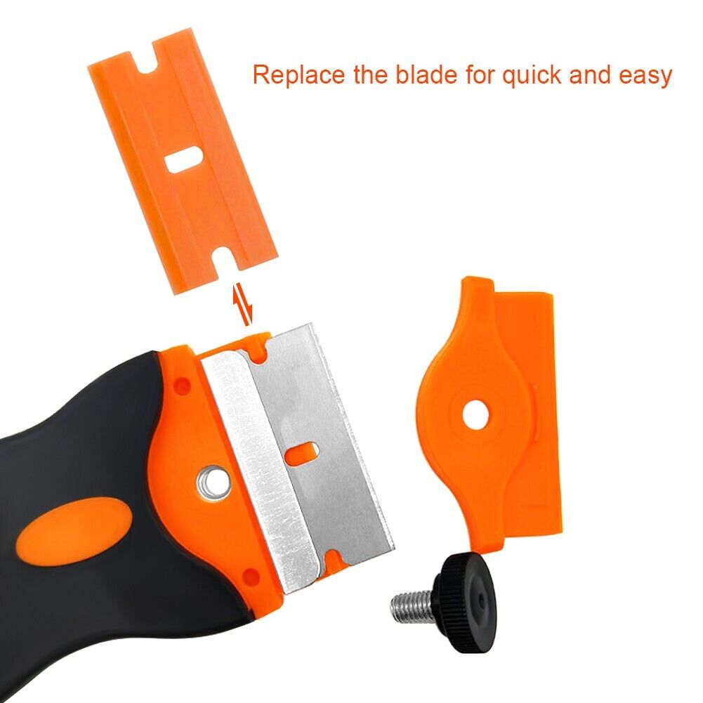 Tint Vinyl Scraper Ergonomic handle Paint Glass Razor Blade High Quality - Fresh Stock Dated October 2025