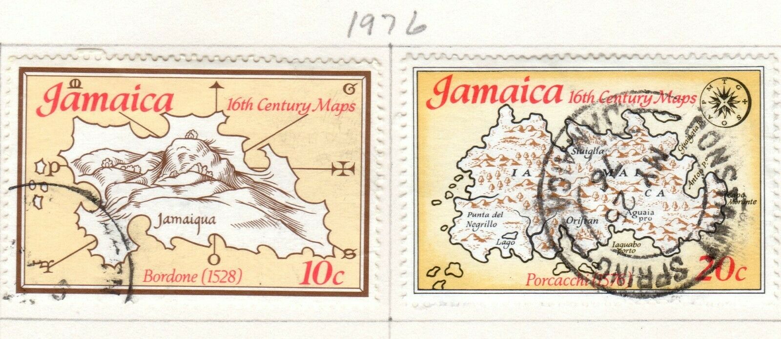 Jamaica Scott 383//444 Mostly Used on 4 Album Pages Issued 1974-1978 - Fresh Stock Dated October 2025