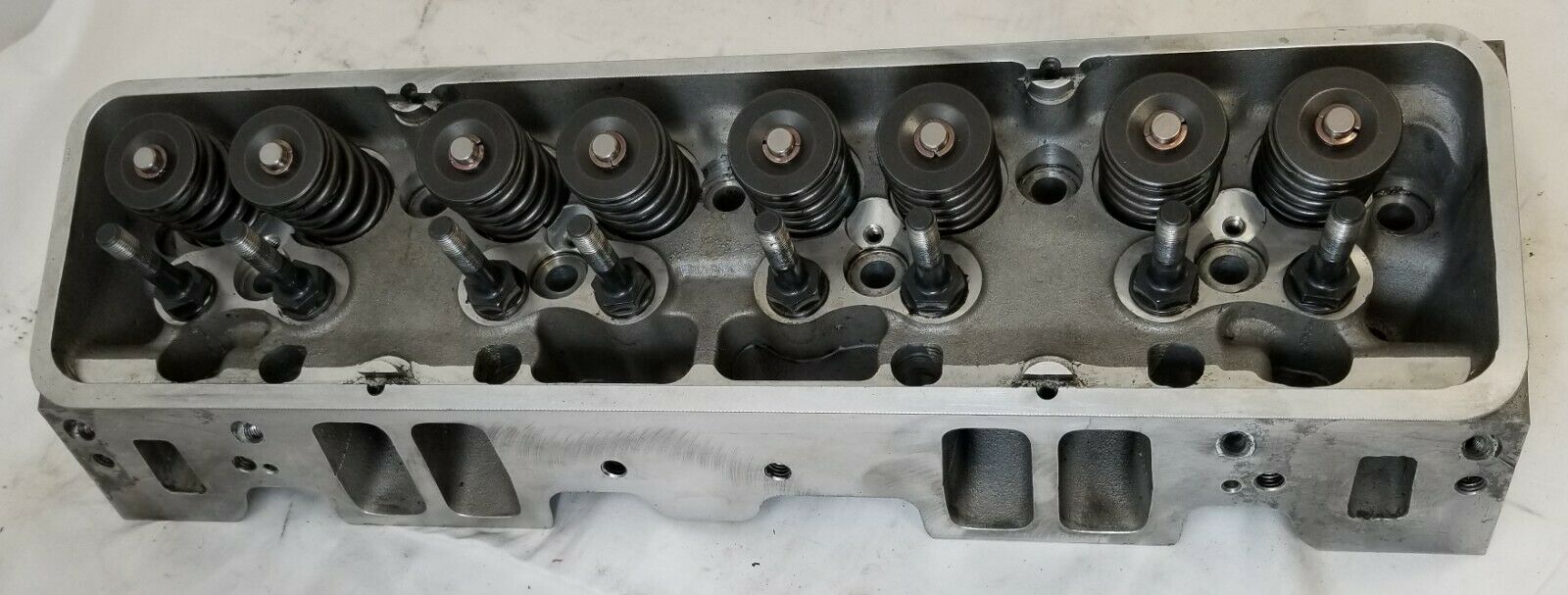 Used - SB Chevy Aluminum Cylinder Head - 195cc - Partially Assembled - P/N H8002 - Fresh Stock Dated October 2025