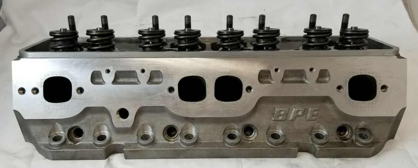 Used - SB Chevy Aluminum Cylinder Head - 195cc - Partially Assembled - P/N H8002 - Fresh Stock Dated October 2025