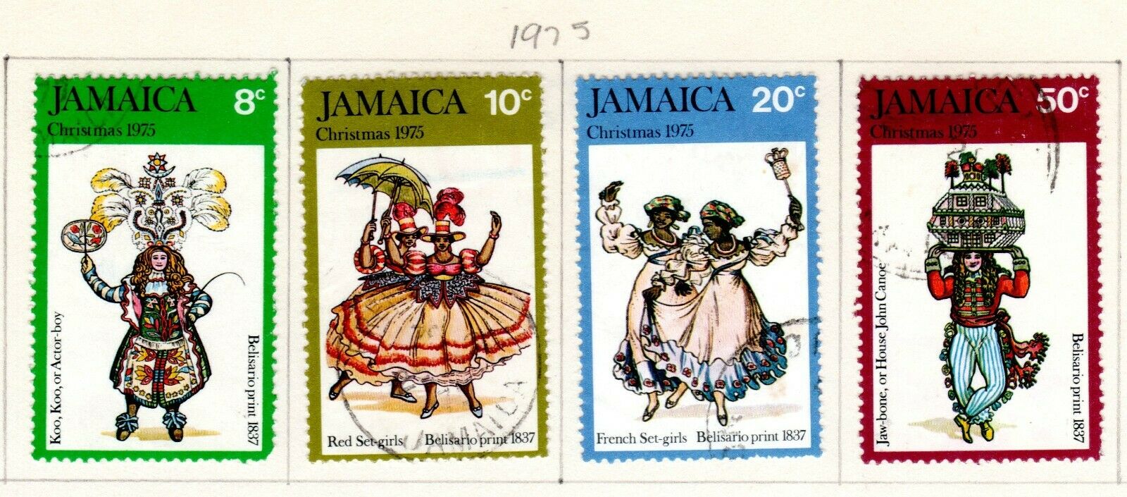 Jamaica Scott 383//444 Mostly Used on 4 Album Pages Issued 1974-1978 - Fresh Stock Dated October 2025
