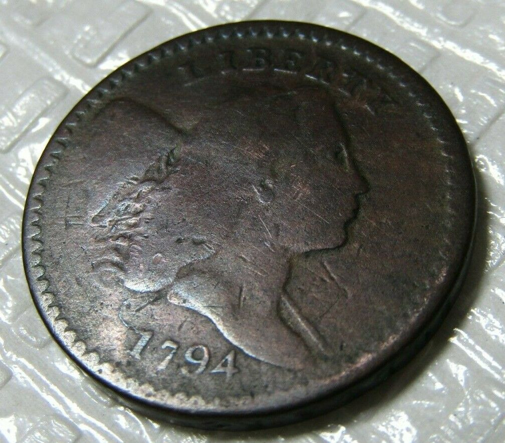 1794 Liberty Cap U.S. Half Cent Circulated - Fresh Stock Dated October 2025