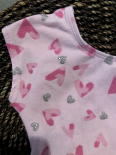 JACQUES MORET Girls 4T Sparkle Hearts Pink Tutu Skirted Ballet Leotard - Fresh Stock Dated October 2025