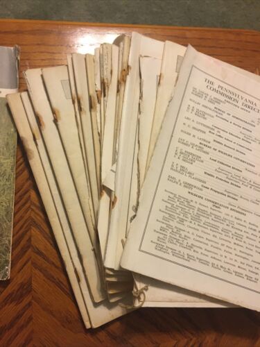 Huge lot of 38+ 1950s Pennsylvania Game News Issues Dr. Earle Poole Bird Covers - Fresh Stock Dated October 2025