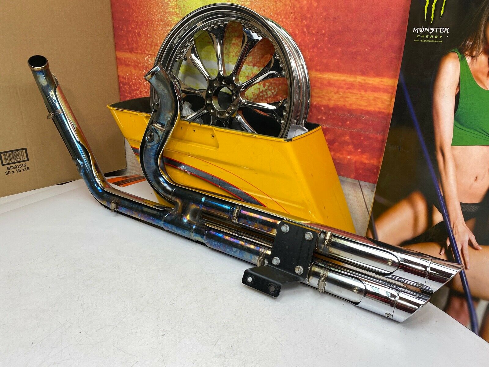 🔥12-17 Harley Softail Vance & Hines Big Shot Staggered Duals🔥 - Fresh Stock Dated October 2025