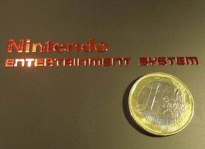 Nintendo NES Label / Aufkleber / Sticker / Badge / Logo 74mm x 11mm [268b] - Fresh Stock Dated October 2025