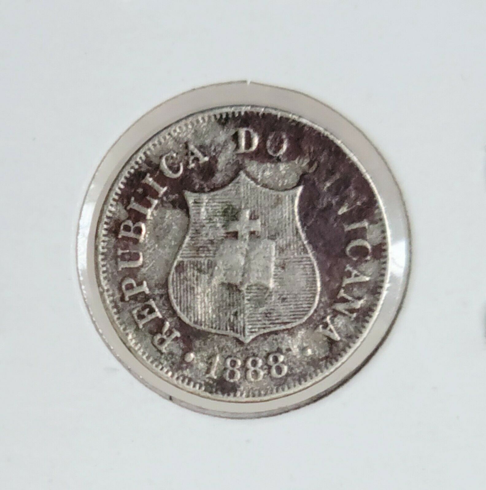 2 1/2 Centavos 1988 A Dominican Republic Rare Coin KM#7.2 - Fresh Stock Dated October 2025