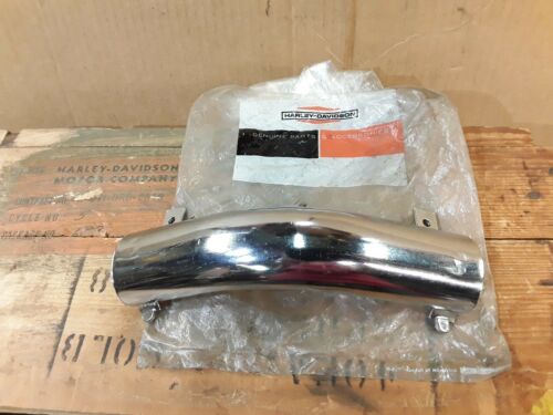 NOS OEM Harley Davidson Ironhead Sportster Rear Exhaust Heat Shield XLCH XLH XL - Fresh Stock Dated October 2025