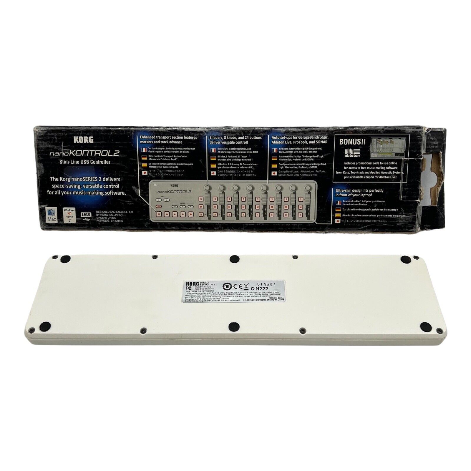 Korg nanoKONTROL2 + nanoKEY2 + nanoPAD2 Slim-Line USB Control Surface BUNDLE - Fresh Stock Dated October 2025
