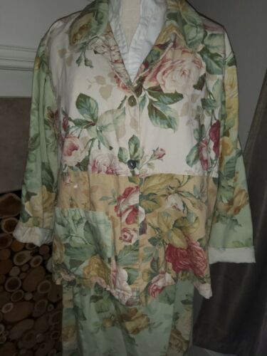 Vintage 90s  Pretty In Pink Floral Maxi Skirt And Jaket Cottagecore/Granny Chic - Fresh Stock Dated October 2025