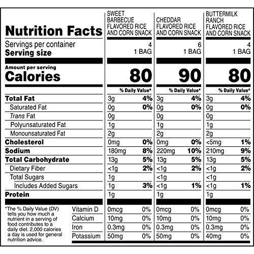 Quaker Rice Crisps Savory Variety Pack 14 single serve bagsPack of 1 - Fresh Stock Dated October 2025