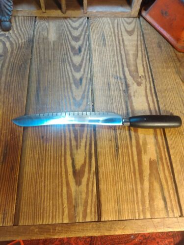 VINTAGE 1930 GENEVA CUTLERY LINDSAY BREAD KNIFE W SWASTIKA LOGO USA RARE - Fresh Stock Dated October 2025
