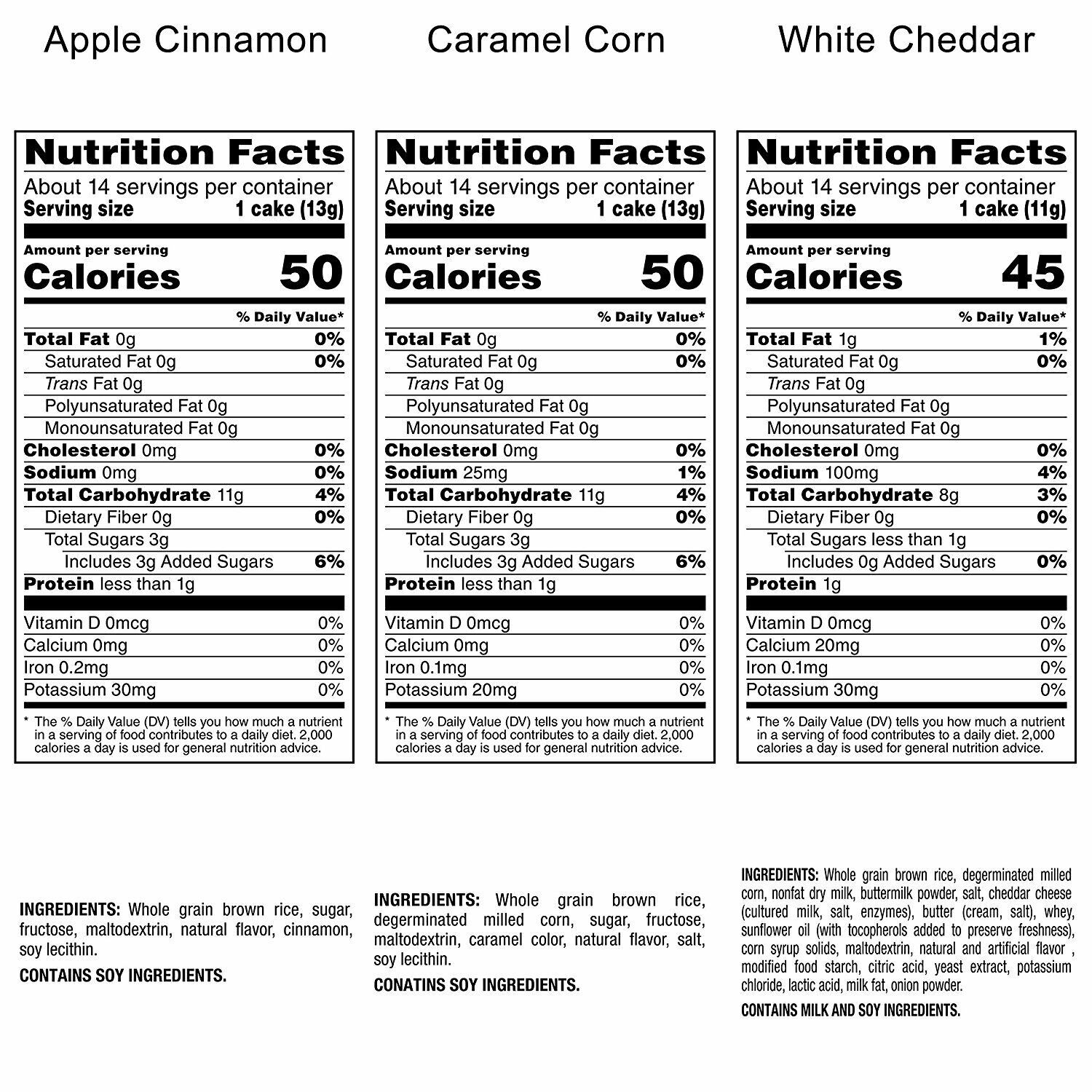 Quaker Rice Cakes, Variety Pack, 6 Bags...... - Fresh Stock Dated October 2025