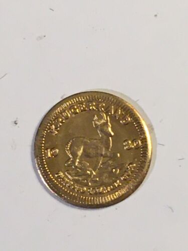 1980 Mini Krugerrand By the international monetary mint + Tiny Lincoln Cent - Fresh Stock Dated October 2025