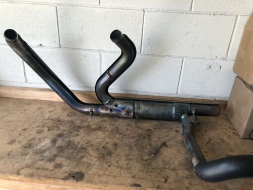 2009-2016 HARLEY DAVIDSON TOURING HEADER EXHAUST HEAD PIPE W/ HEAT SHIELDS OEM - Fresh Stock Dated October 2025