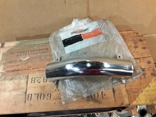 NOS OEM Harley Davidson Ironhead Sportster Rear Exhaust Heat Shield XLCH XLH XL - Fresh Stock Dated October 2025