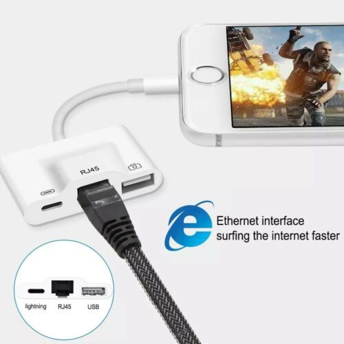 Converter to RJ45 Gigabit Ethernet LAN Wired Network Adapter USB Keyboards Hubs - Fresh Stock Dated October 2025