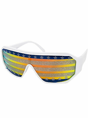 Macho Man American Flag Sunglasses Randy Savage Costume Wrestler Stars Stripes - Fresh Stock Dated October 2025