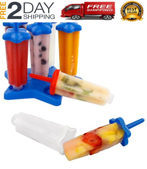 Moldes De Silicona Para Helados Paletas Hacer Helado Molde Maquina Reutilizable - Fresh Stock Dated October 2025