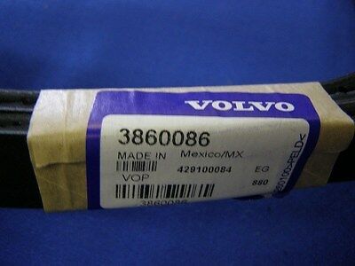 NEW FACTORY VOLVO PENTA SERPENTINE BELT, 3860086 - Fresh Stock Dated October 2025