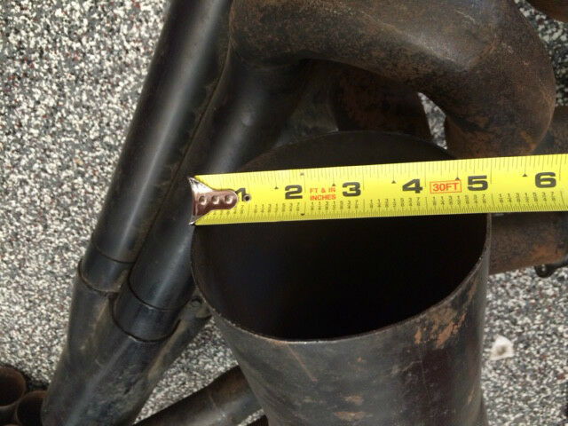 DRAG EXHAUST HEADERS   SET  TAKEN FROM TOP FUEL DRAGSTER  BIG BLOCK  NO CRACKS - Fresh Stock Dated October 2025