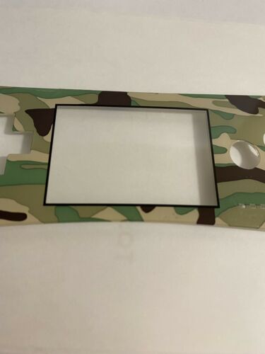 Used OEM Nintendo Camo Faceplate for Gameboy Micro- Used, scratching on screen - Fresh Stock Dated October 2025