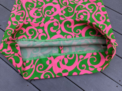 1960’s VINTAGE PINK GREEN MOD BOLD PRINT SUMMER MAXI SKIRT PALM BEACH - Fresh Stock Dated October 2025