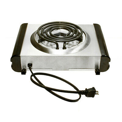 120V Portable Electric Single Burner Camper Camping Stove Cooker 120V 1000W - Fresh Stock Dated October 2025